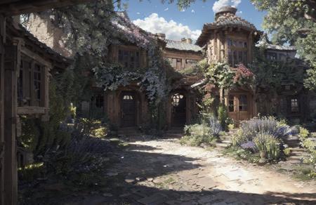 20221221113404-614630249-Style-Renaissance Style-LostTemple, photo of an intricate Witch cottage,centered, surrounded by forest, clear focus, very cohere.png